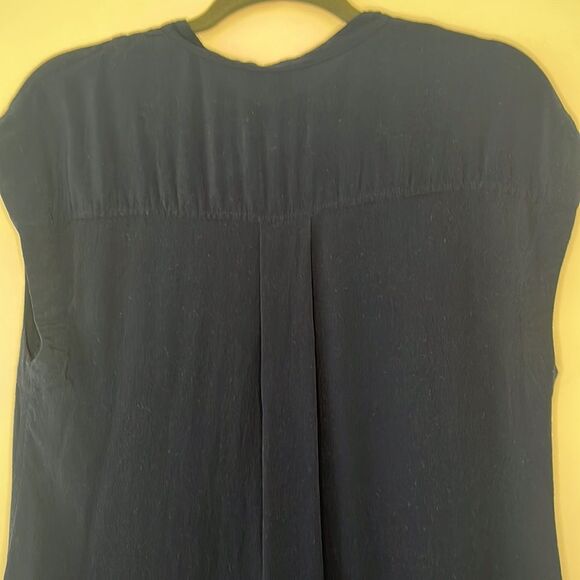 J.Crew Lightweight Viscose sleeveless dress in navy, size M - Picture 7 of 10